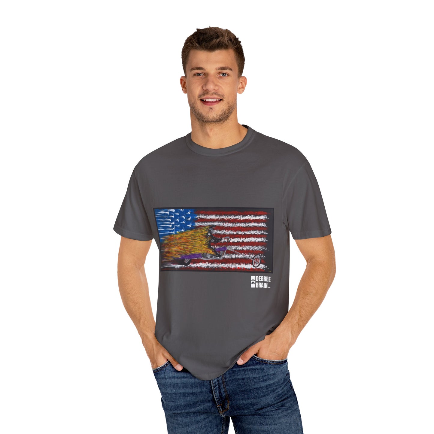 "America, F**k Yeah!" Unisex Garment Dyed T-Shirt