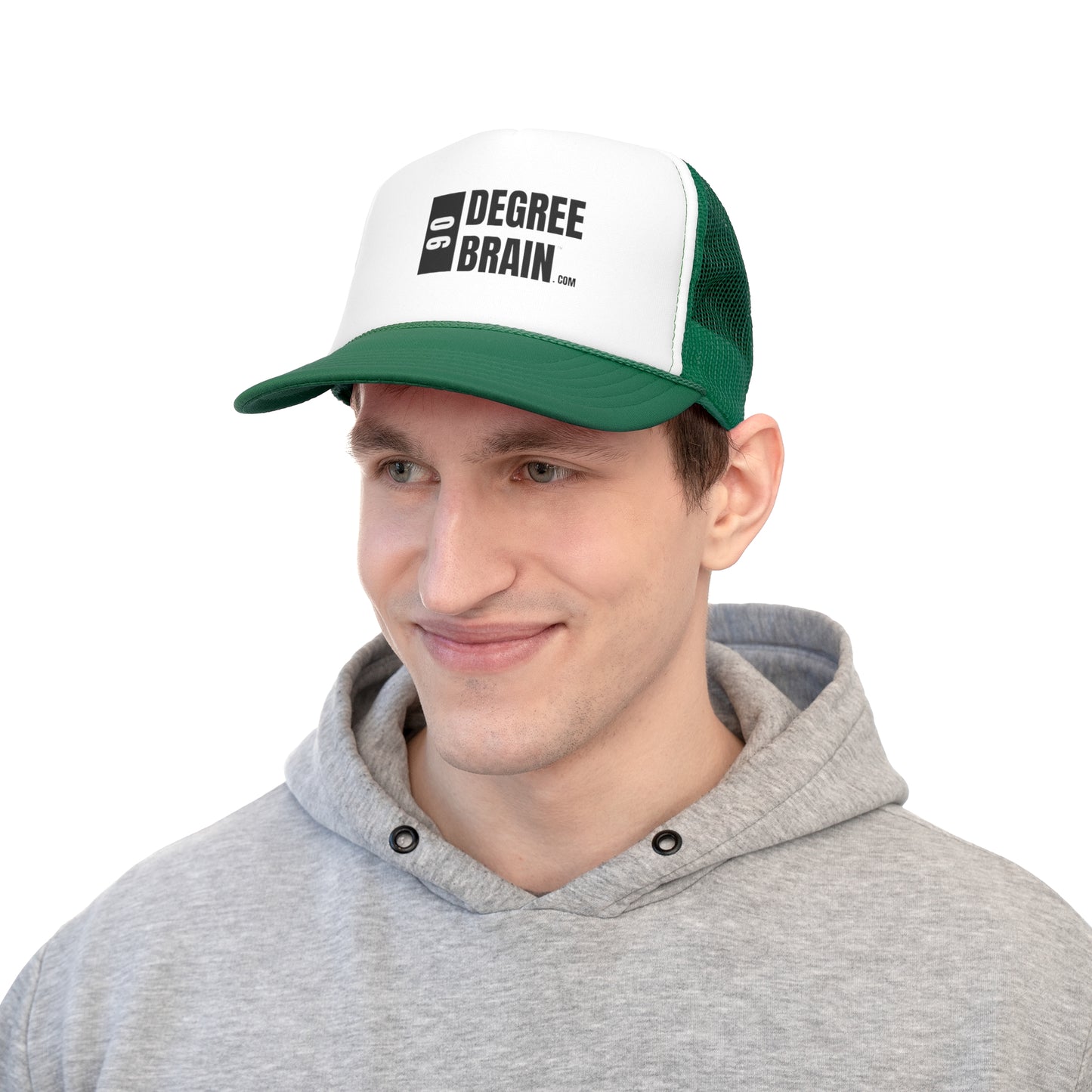 "90 Degree Brain" Logo Trucker Cap