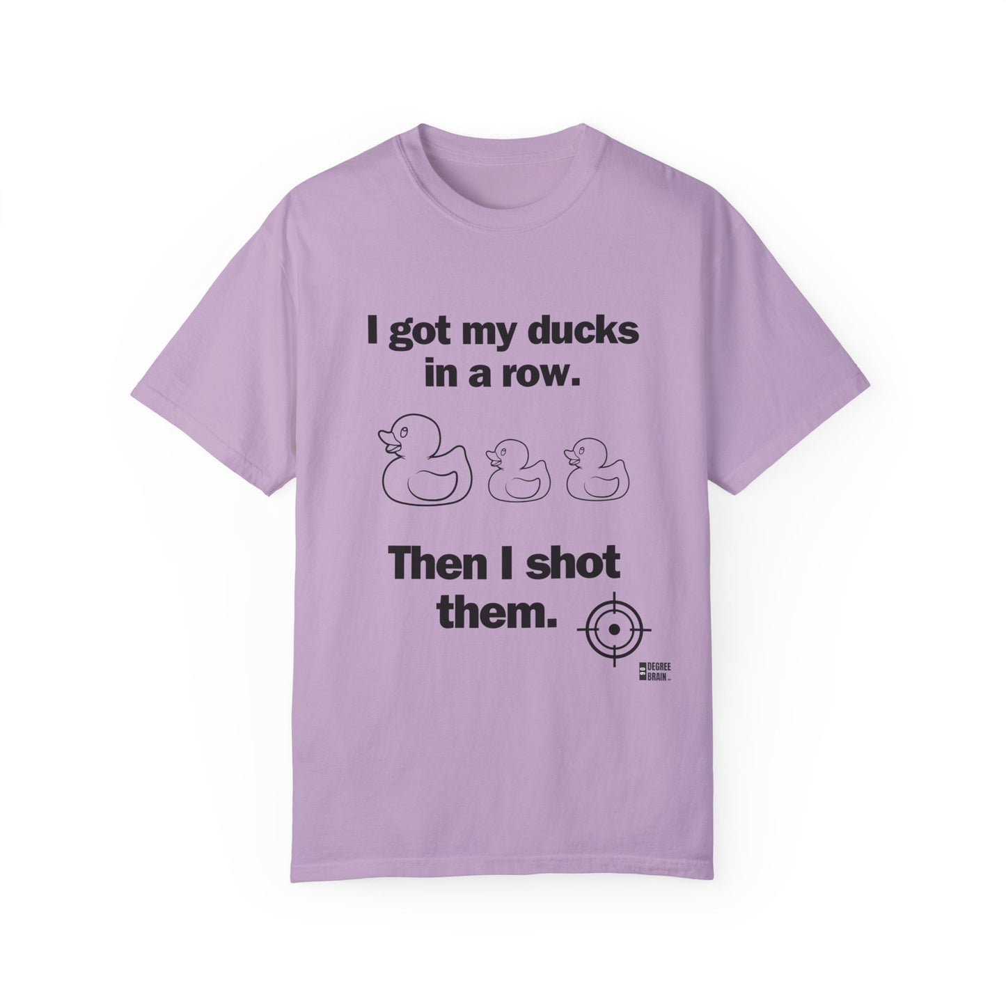 "Ducks in a Row" Unisex Garment-Dyed T-shirt