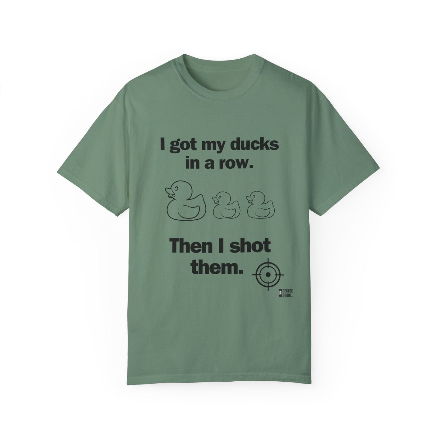 "Ducks in a Row" Unisex Garment-Dyed T-shirt