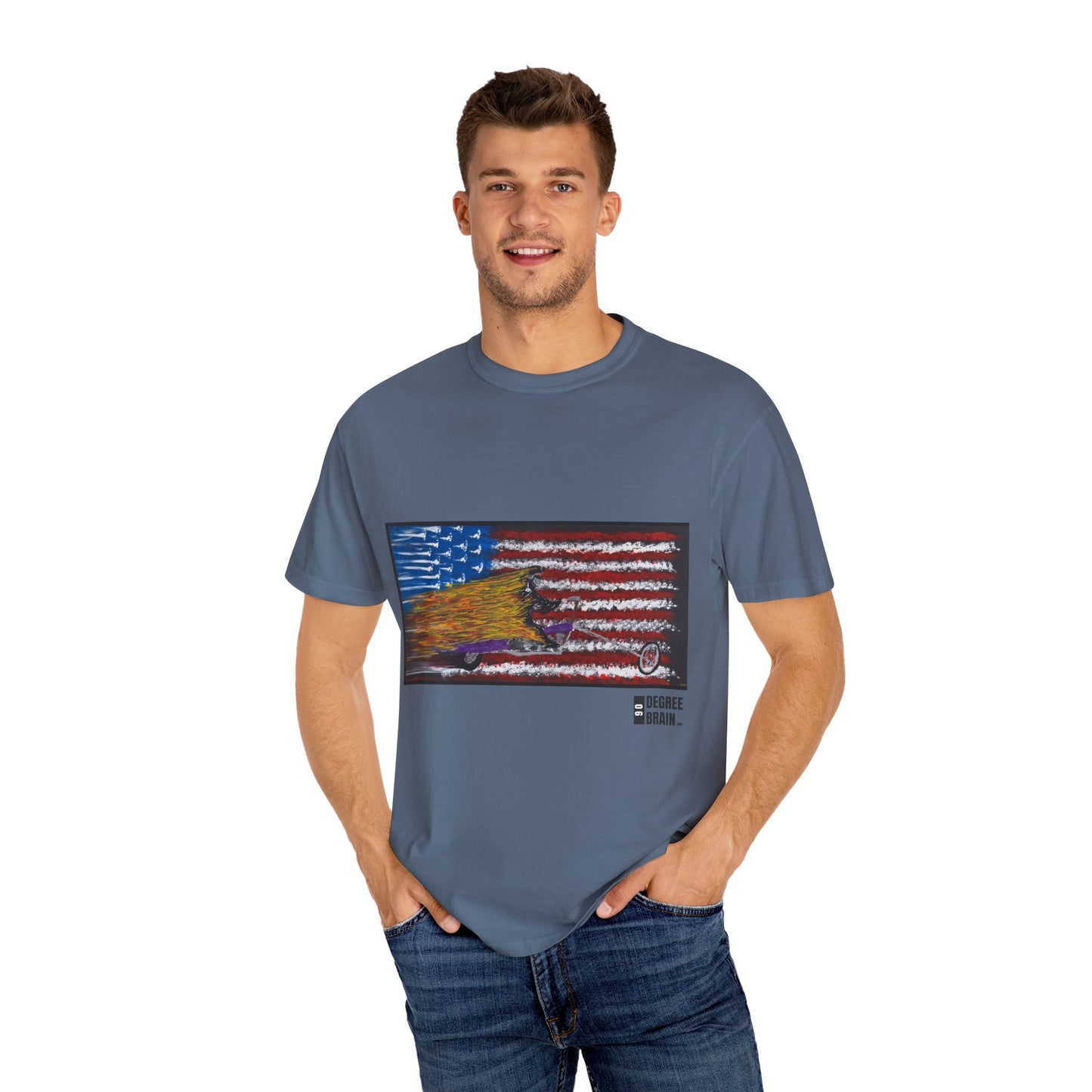 "America, F**k Yeah!" Unisex Garment Dyed T-Shirt