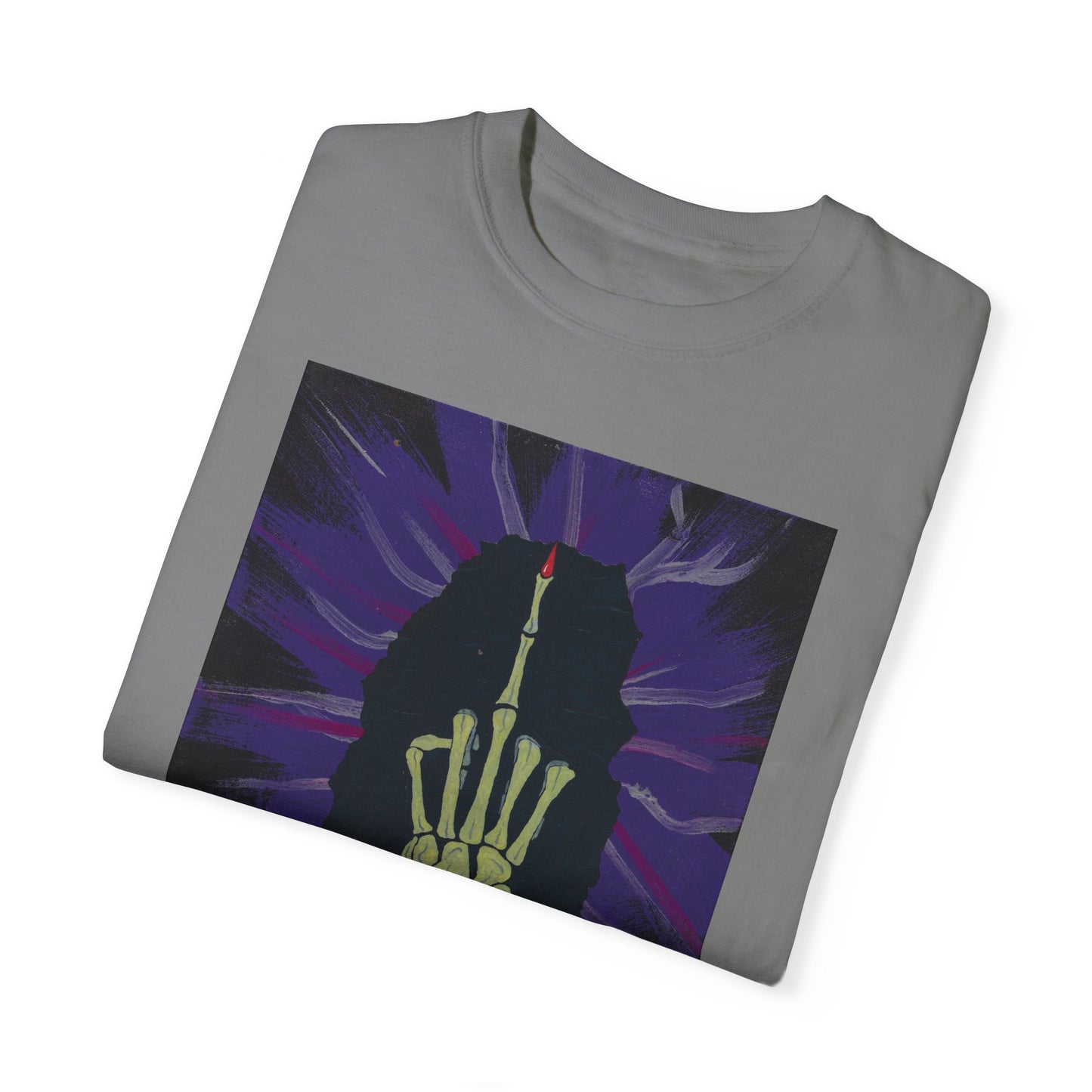 "Purple Bird" Unisex Garment Dyed T-Shirt