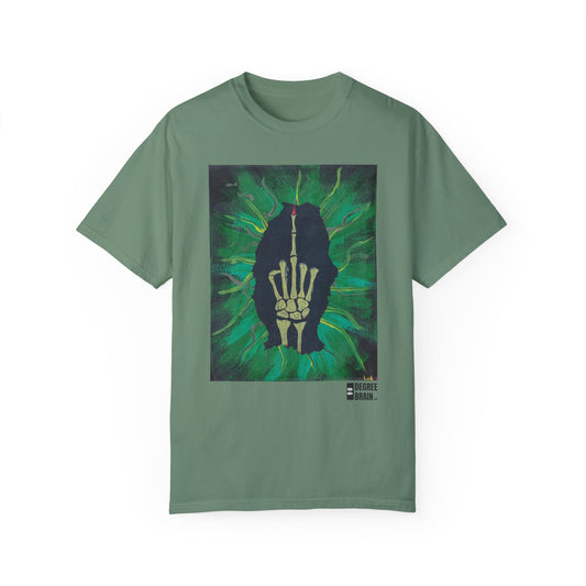 "Green Bird" Unisex Garment Dyed T-Shirt