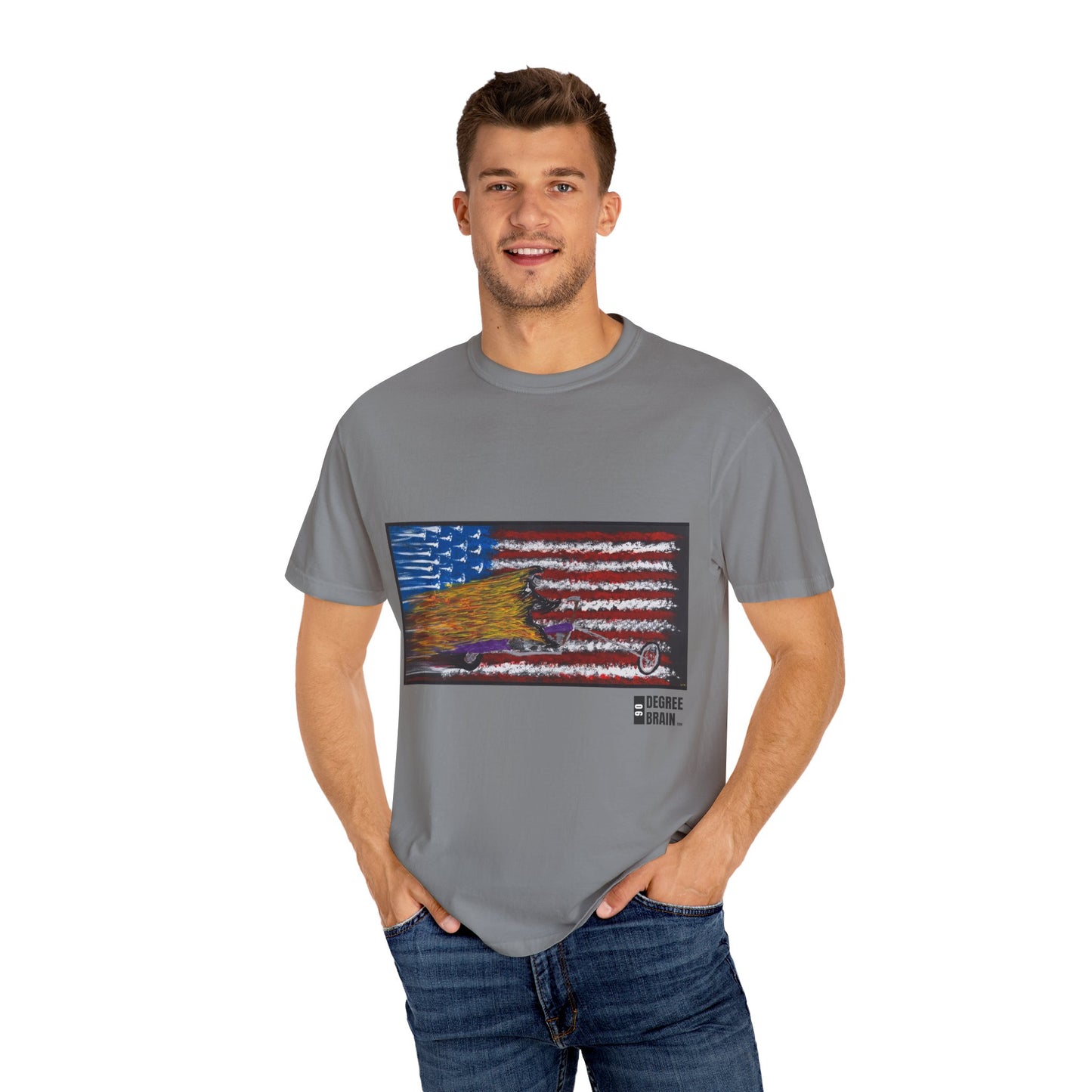 "America, F**k Yeah!" Unisex Garment Dyed T-Shirt