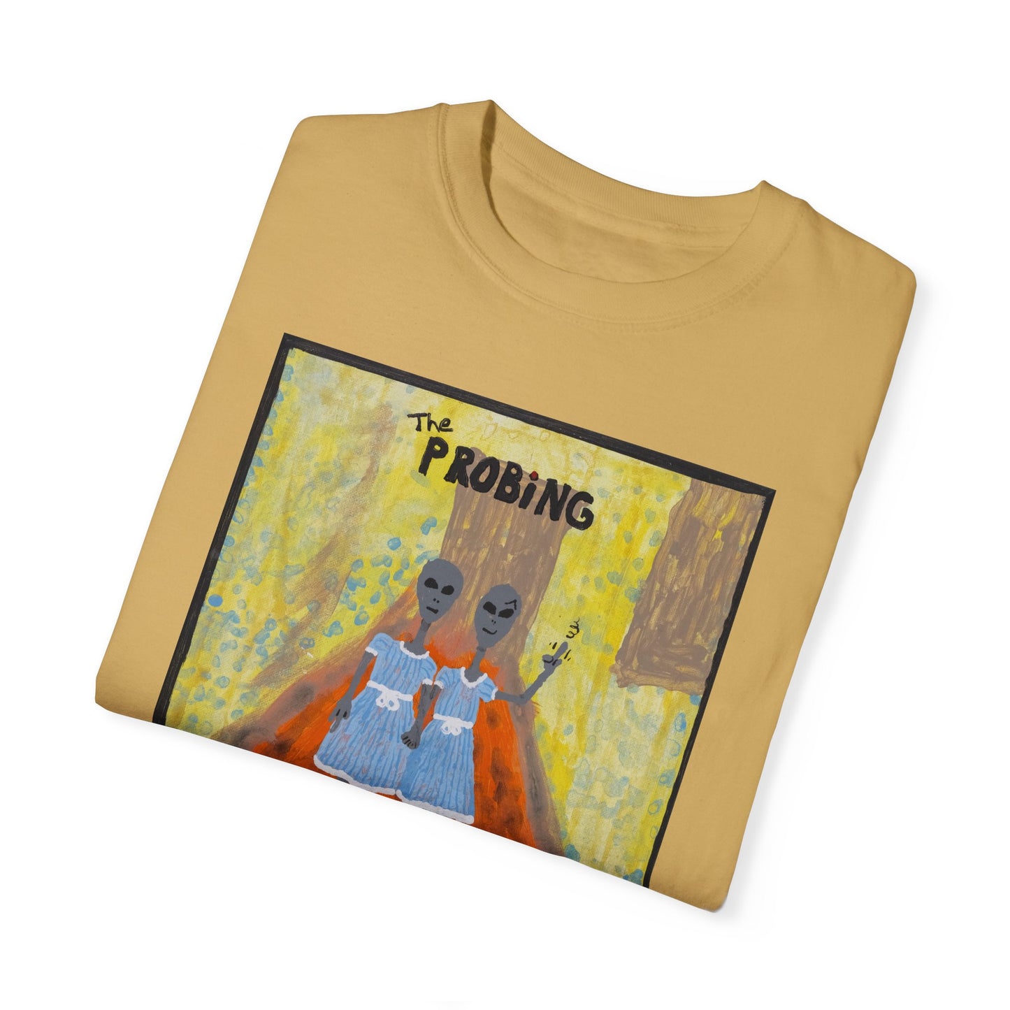 "The Probing" Unisex Garment-Dyed T-shirt