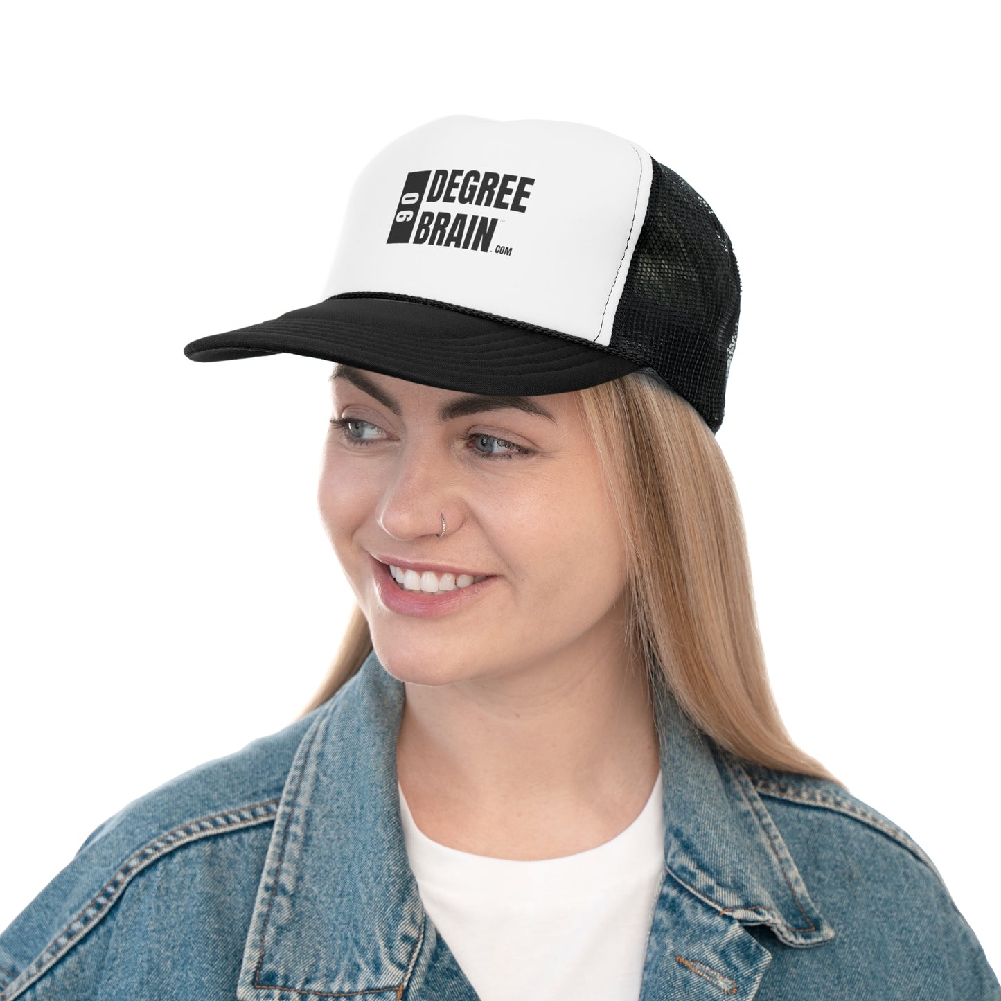 "90 Degree Brain" Logo Trucker Cap