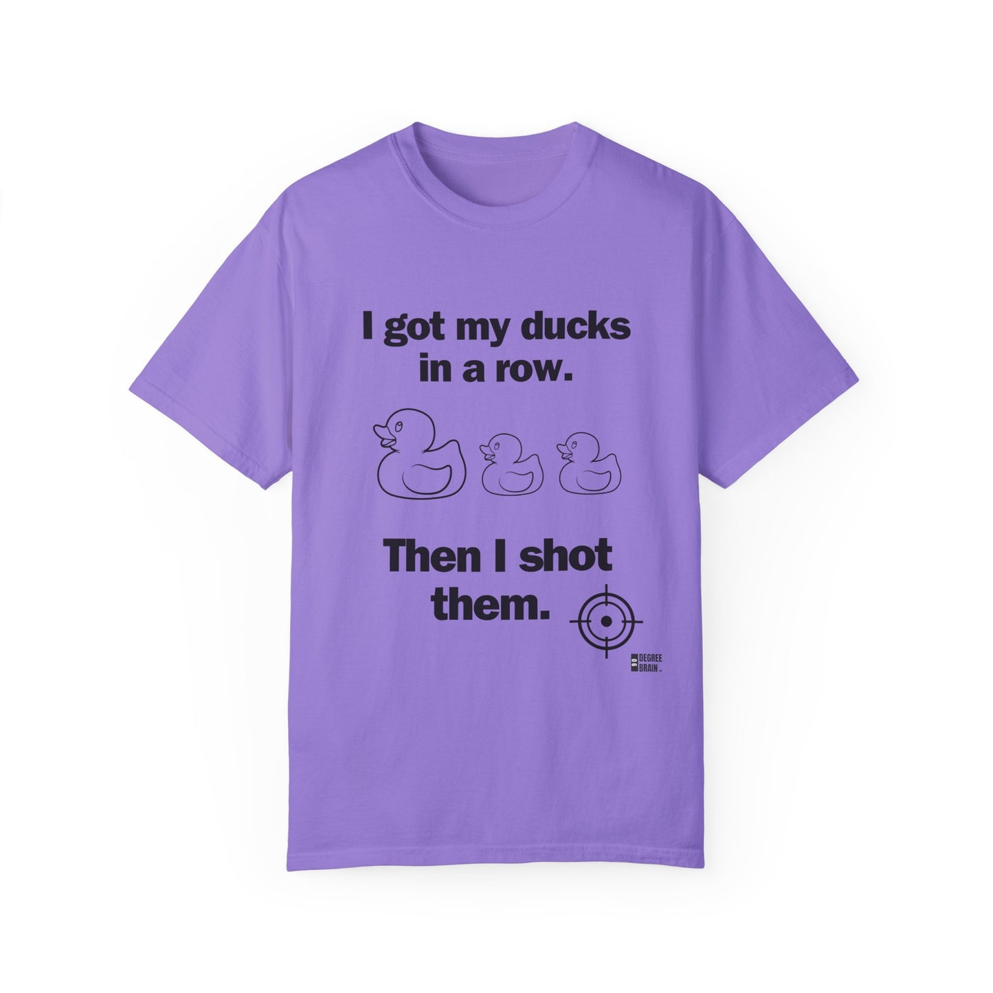 "Ducks in a Row" Unisex Garment-Dyed T-shirt