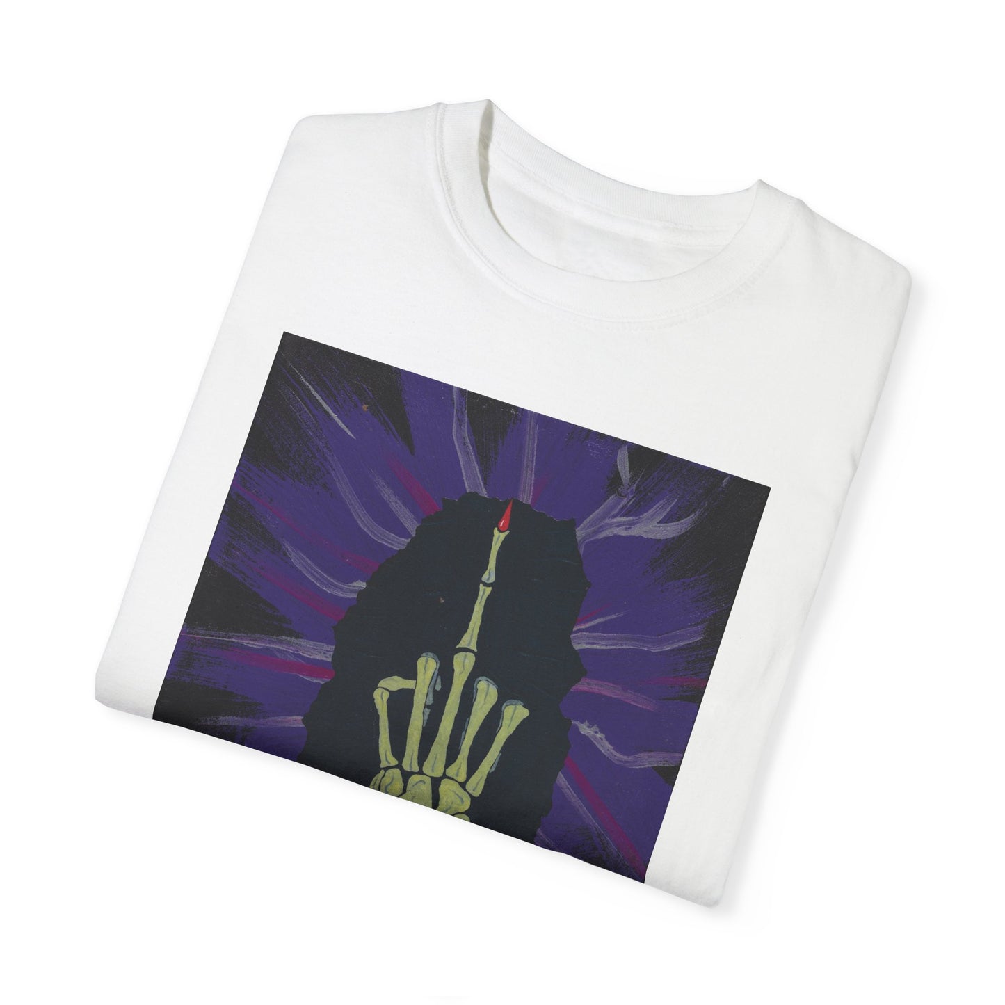 "Purple Bird" Unisex Garment Dyed T-Shirt