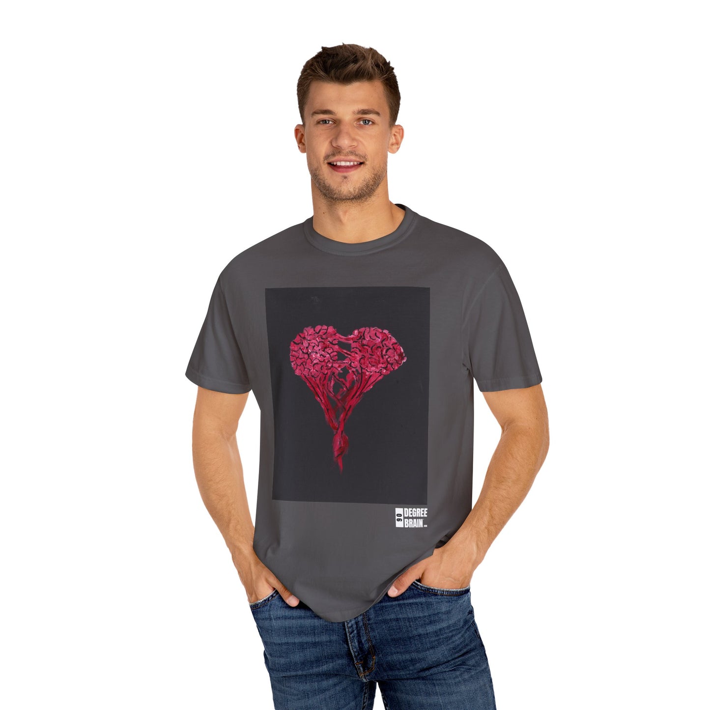 "Broken Heart" Unisex Garment Dyed T-Shirt