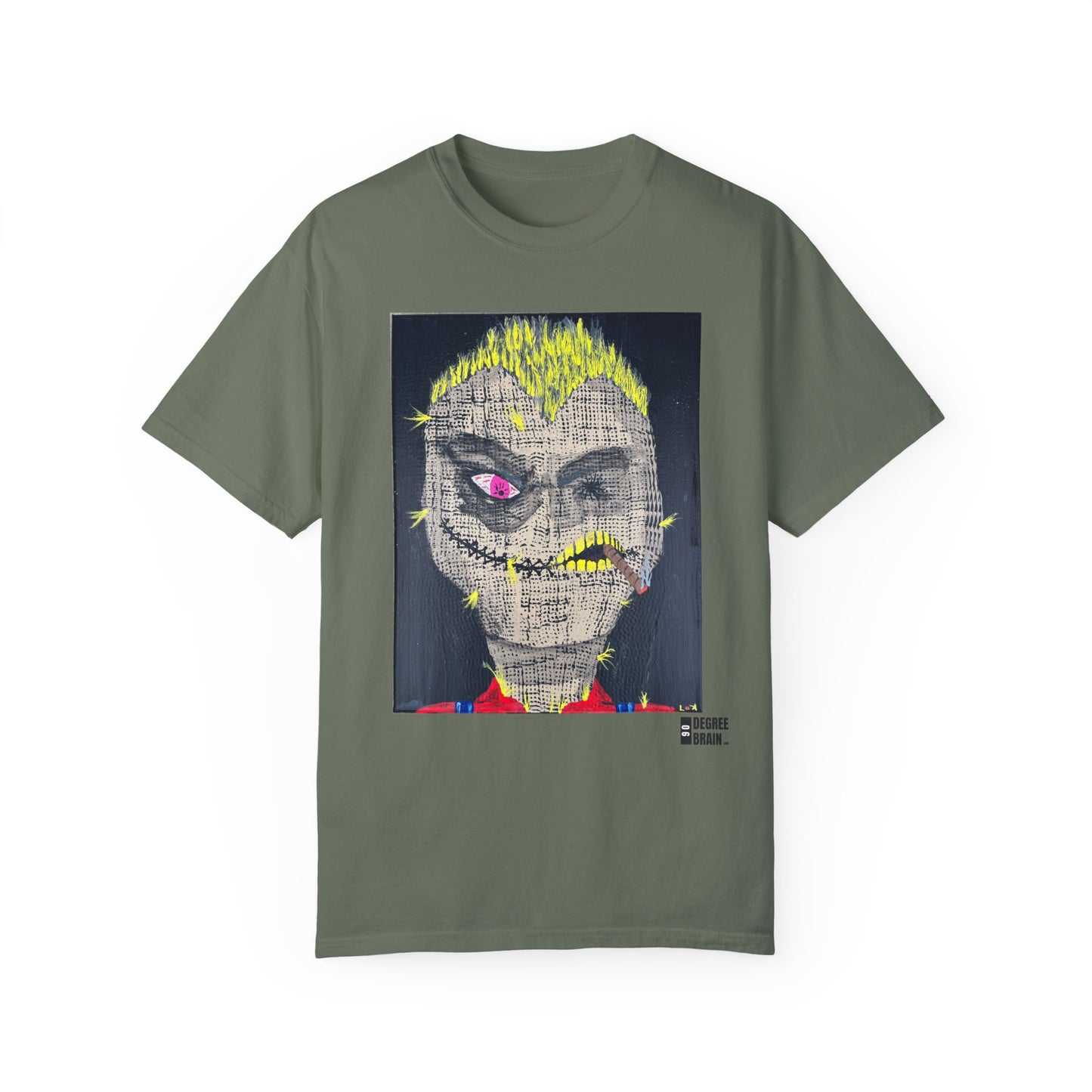 "Scarecrow" Unisex Garment Dyed T-Shirt