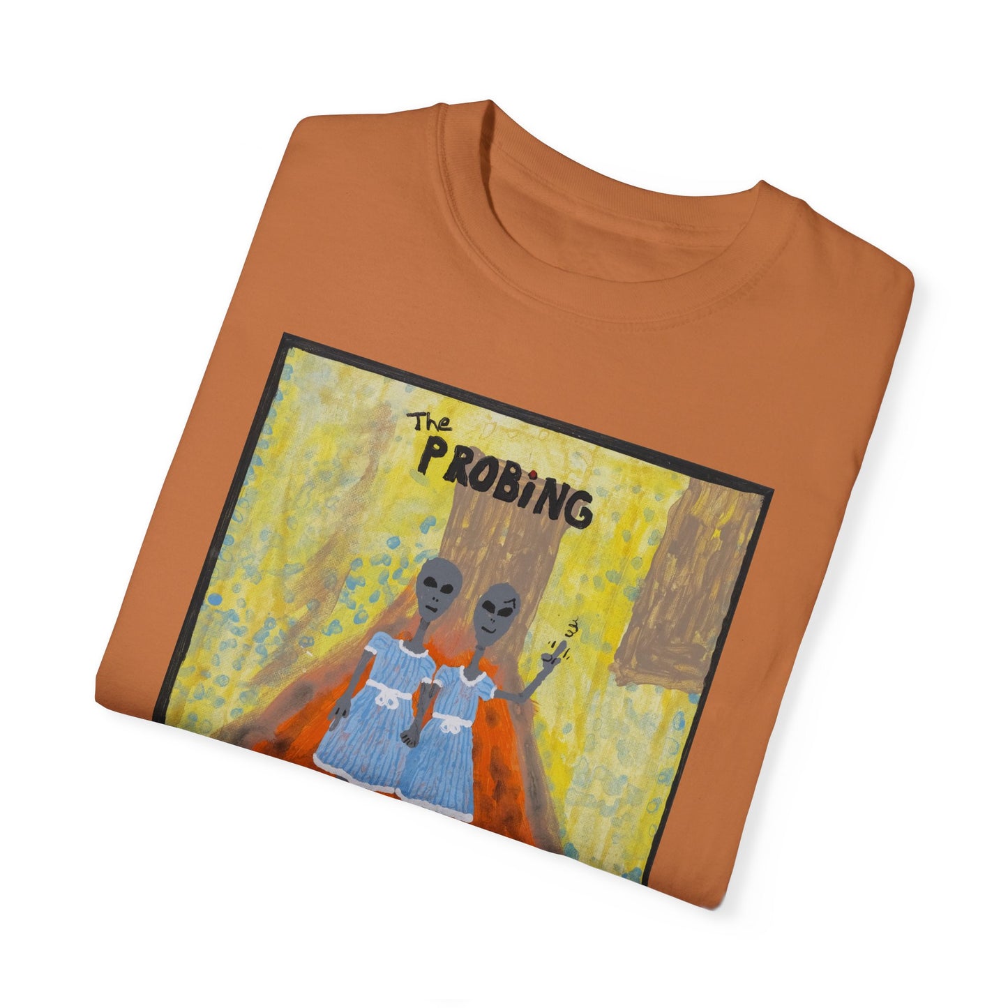 "The Probing" Unisex Garment-Dyed T-shirt