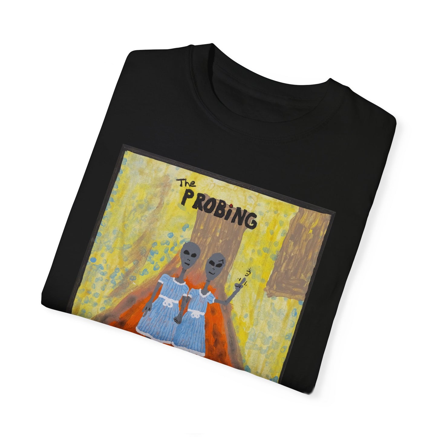 "The Probing" Unisex Garment-Dyed T-shirt