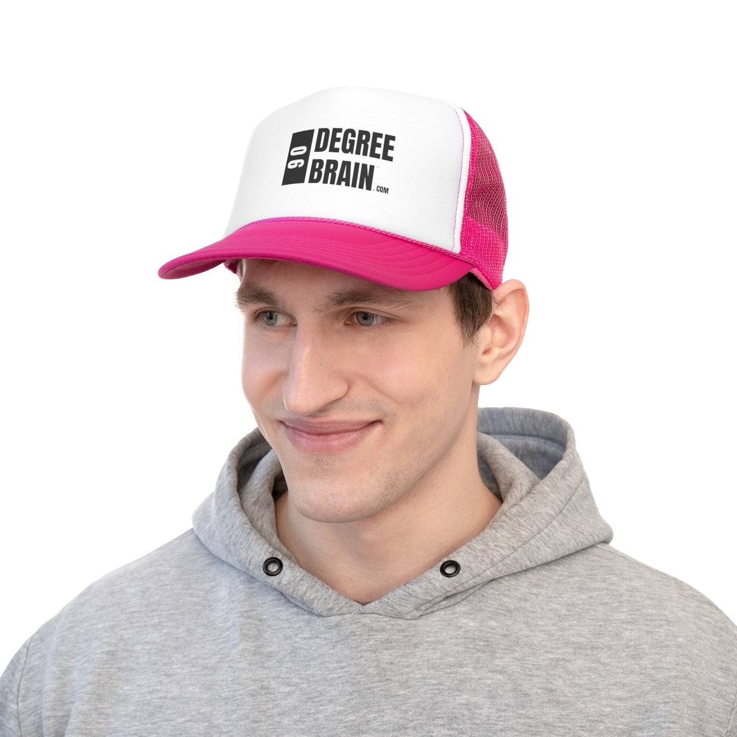 "90 Degree Brain" Logo Trucker Cap