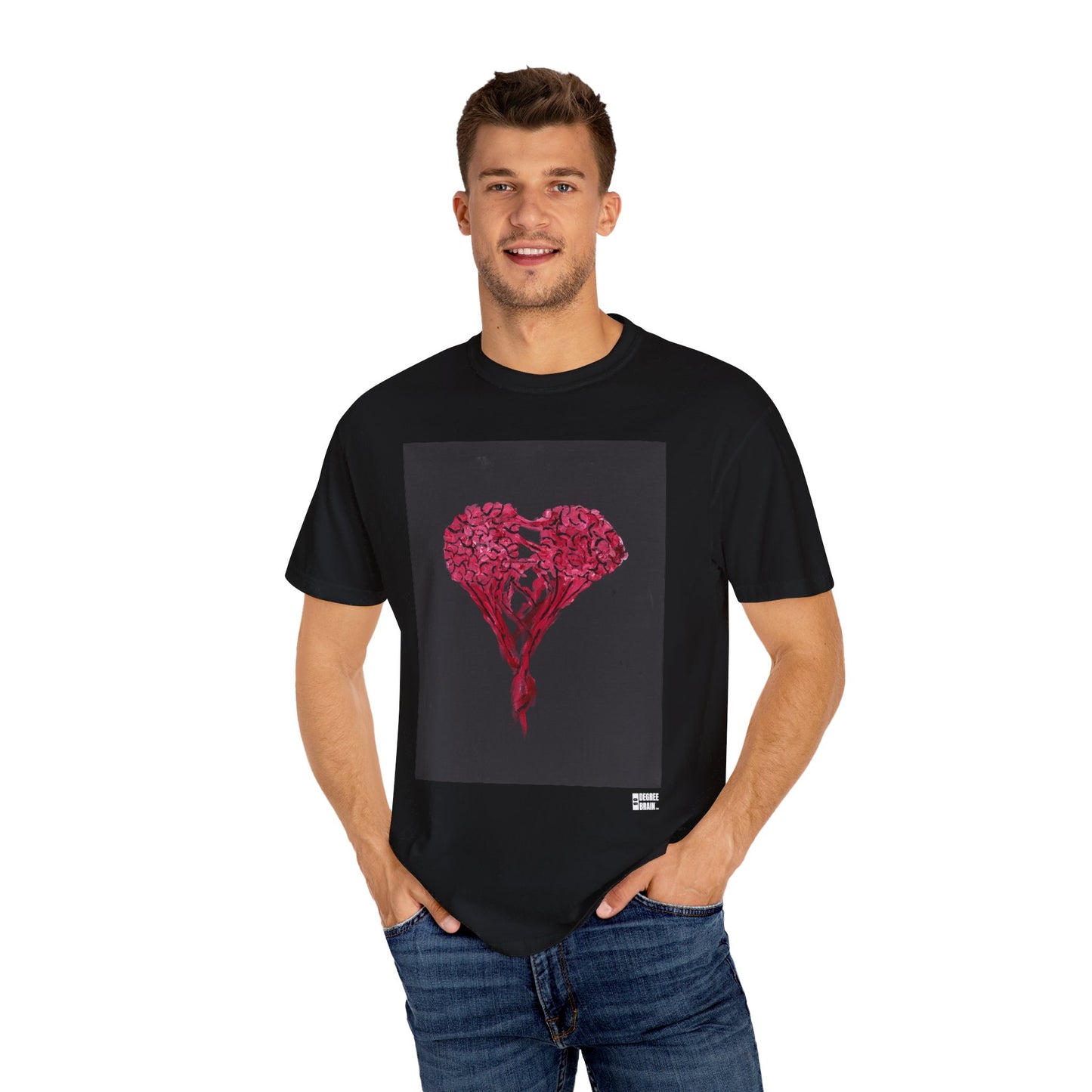 "Broken Heart" Unisex Garment Dyed T-Shirt