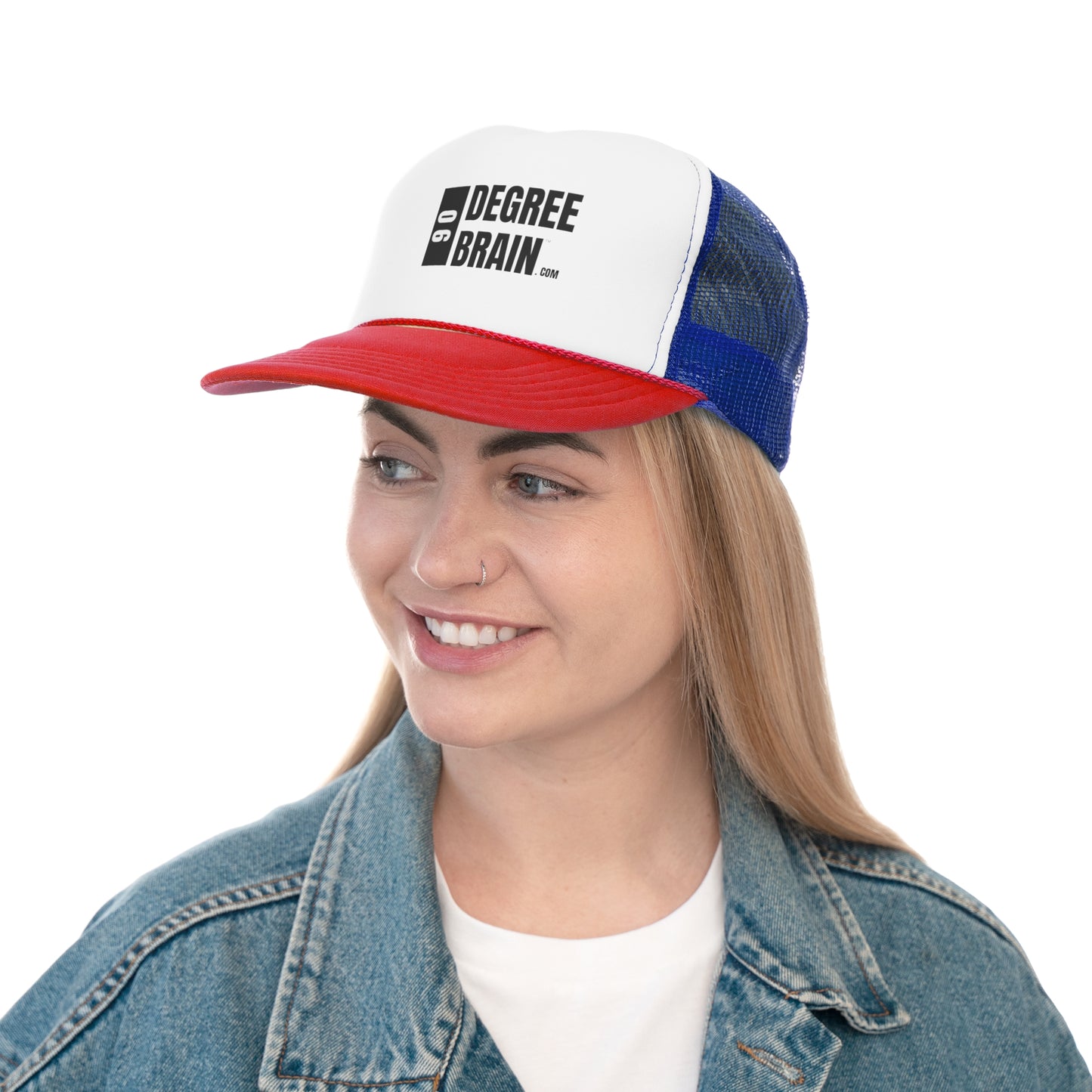 "90 Degree Brain" Logo Trucker Cap