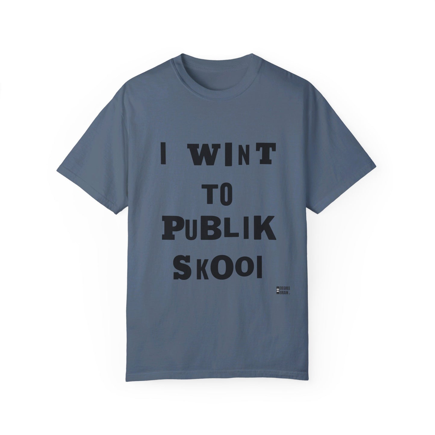 "Publik Skool" Unisex Garment-Dyed T-shirt