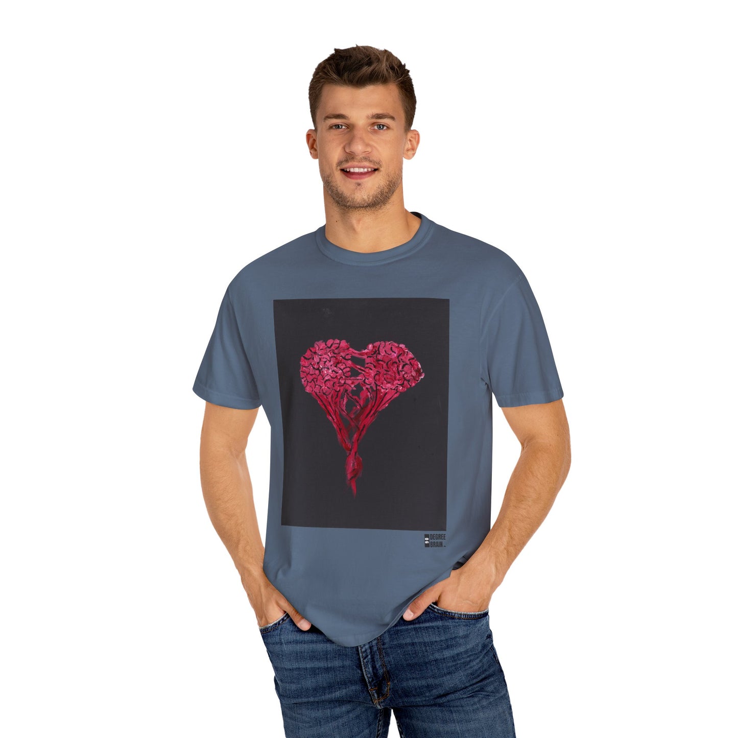 "Broken Heart" Unisex Garment Dyed T-Shirt