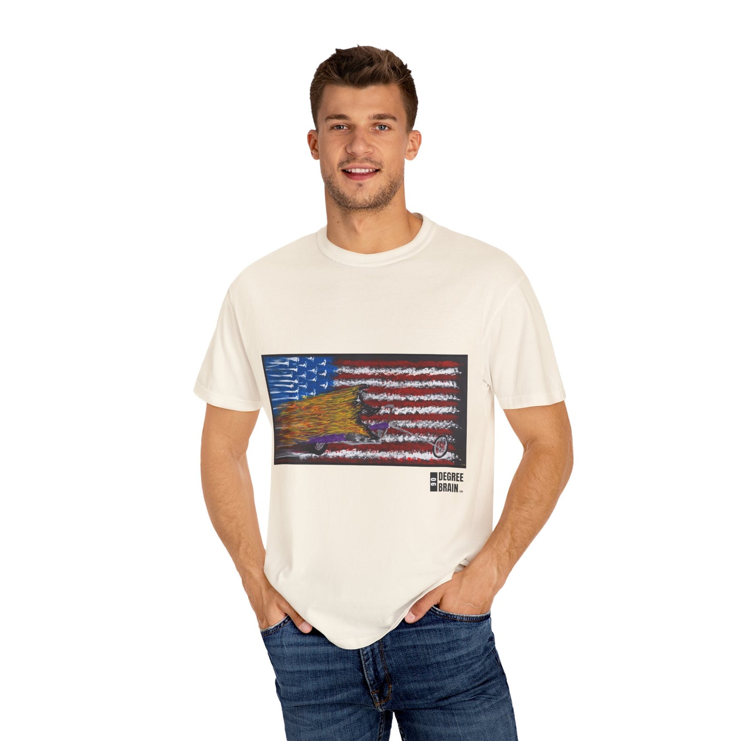 "America, F**k Yeah!" Unisex Garment Dyed T-Shirt