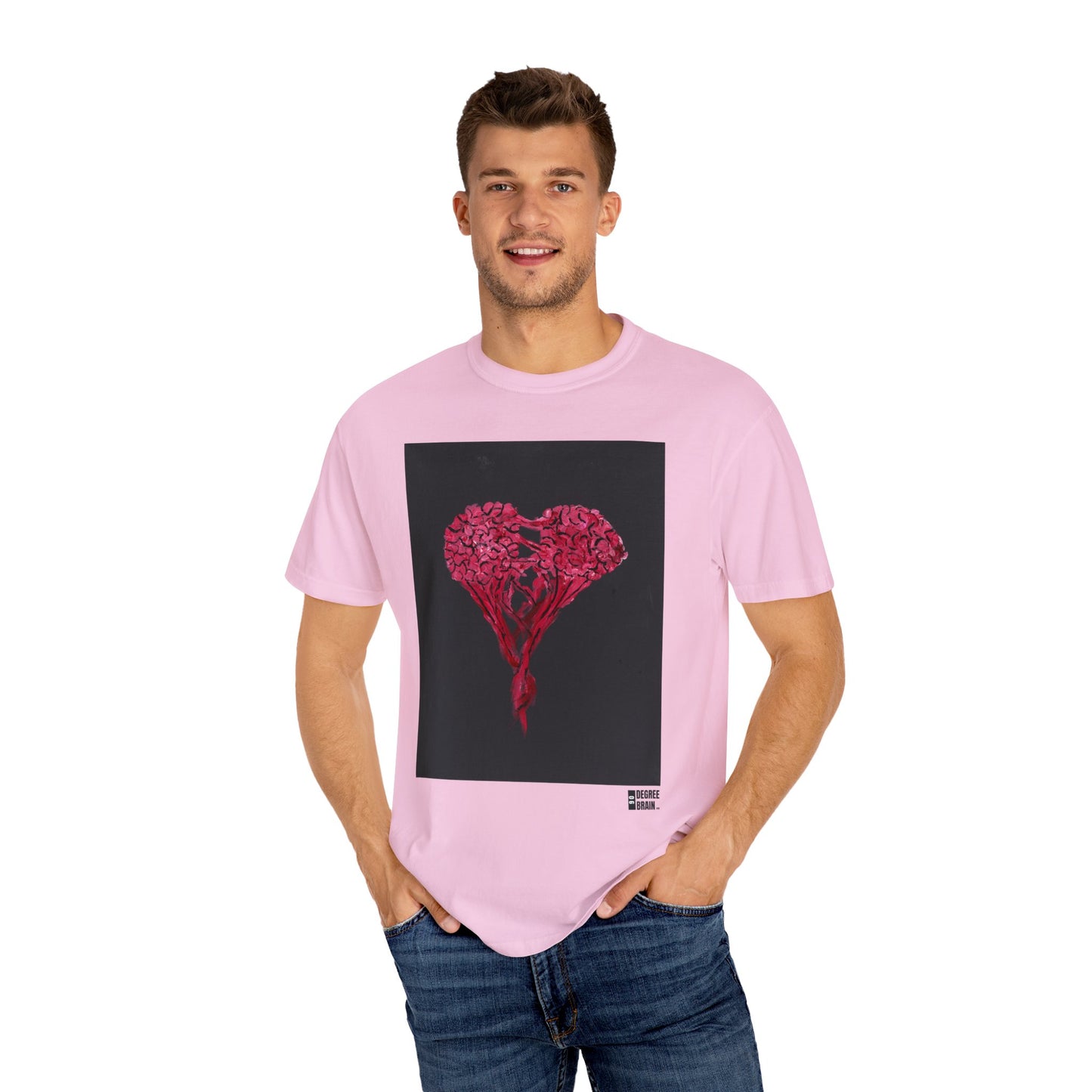 "Broken Heart" Unisex Garment Dyed T-Shirt