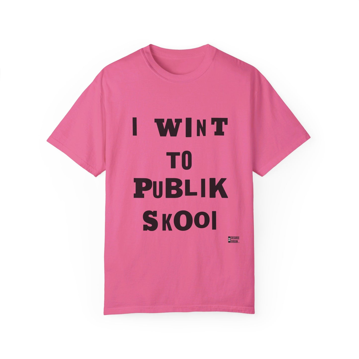 "Publik Skool" Unisex Garment-Dyed T-shirt