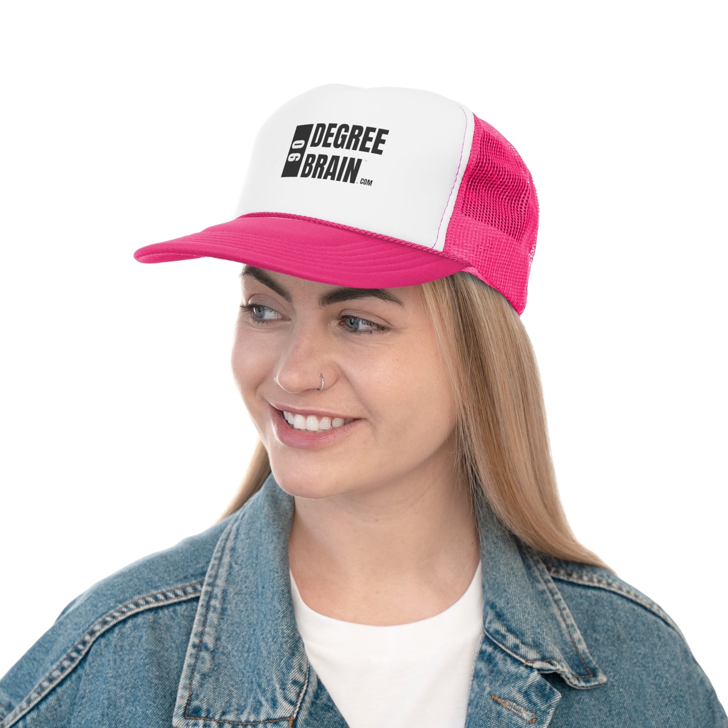 "90 Degree Brain" Logo Trucker Cap