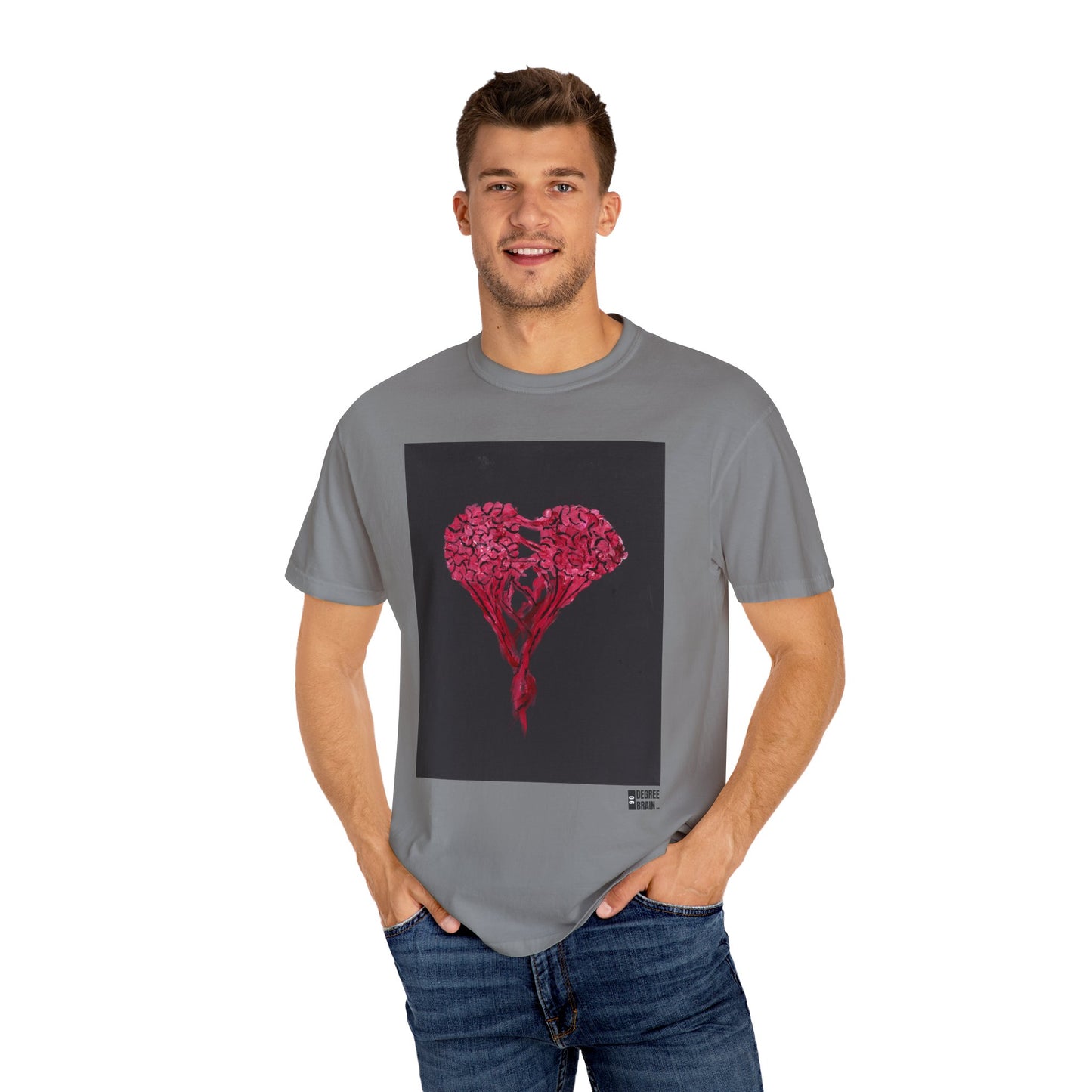 "Broken Heart" Unisex Garment Dyed T-Shirt