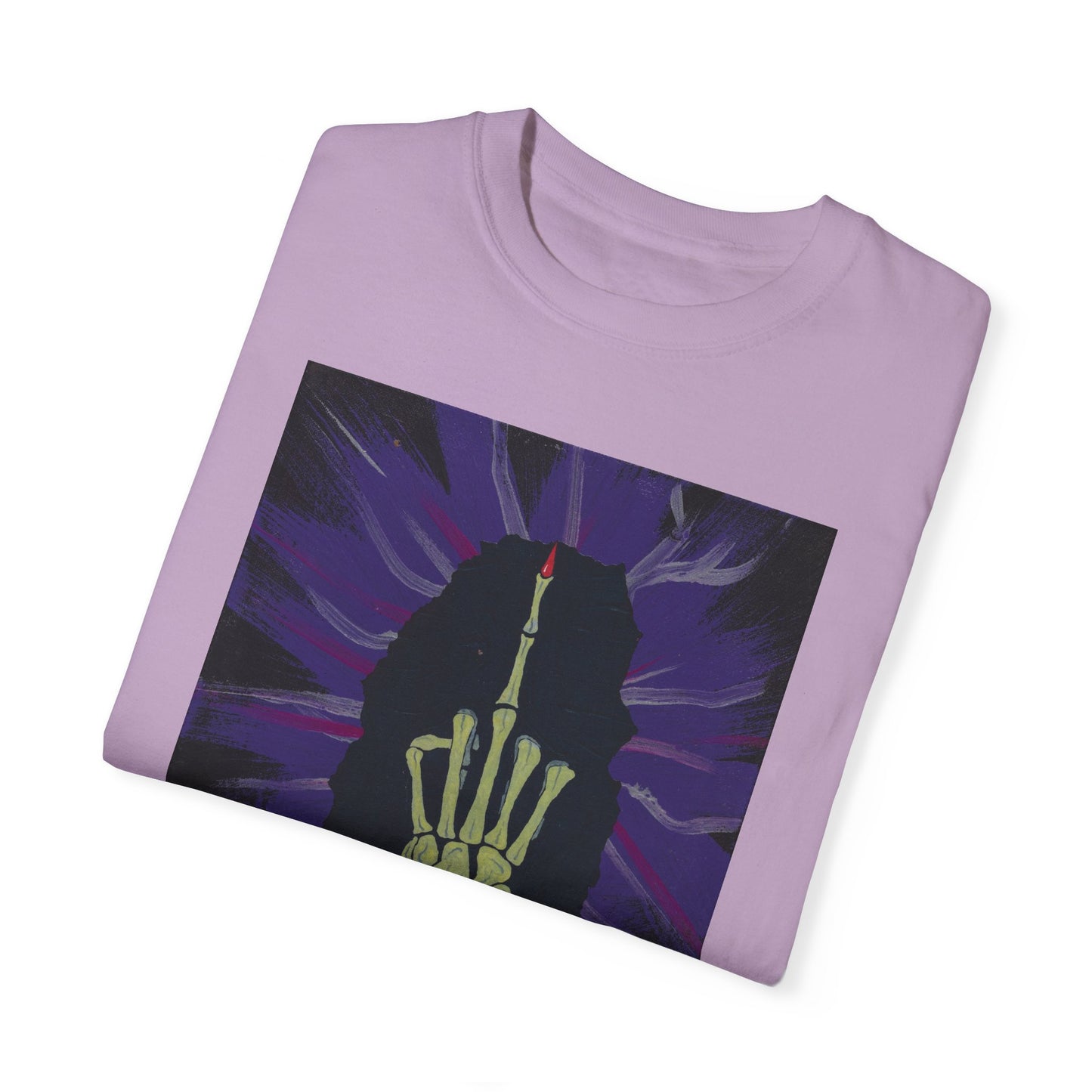 "Purple Bird" Unisex Garment Dyed T-Shirt