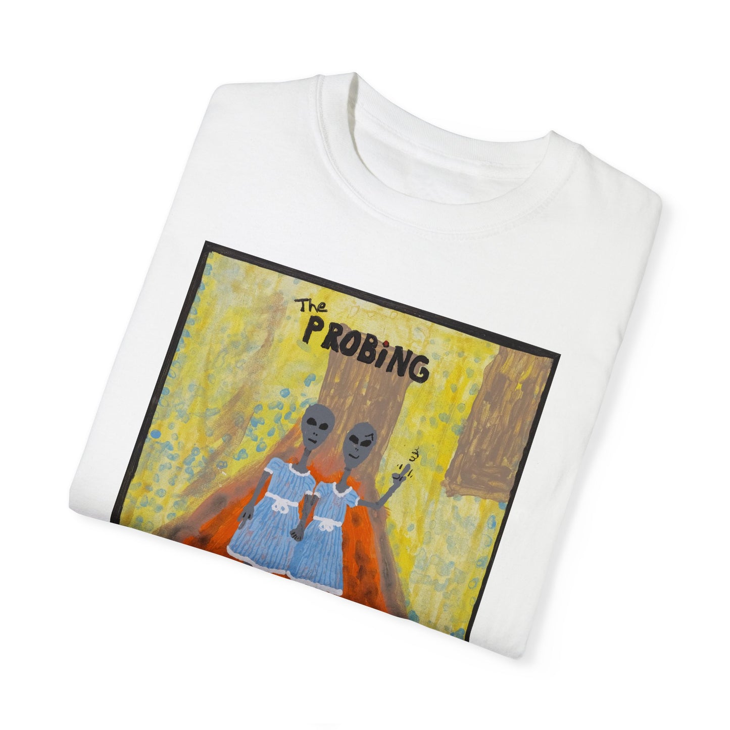 "The Probing" Unisex Garment-Dyed T-shirt