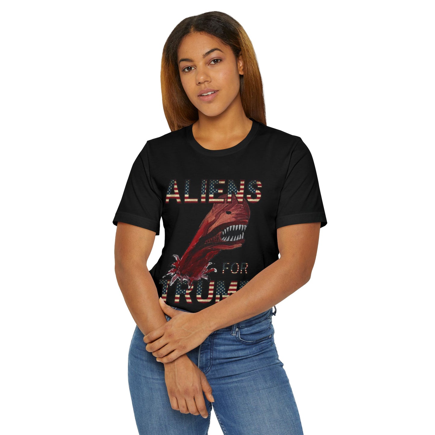 "Aliens for Trump Election 2024 Edition" Unisex Jersey T-Shirt