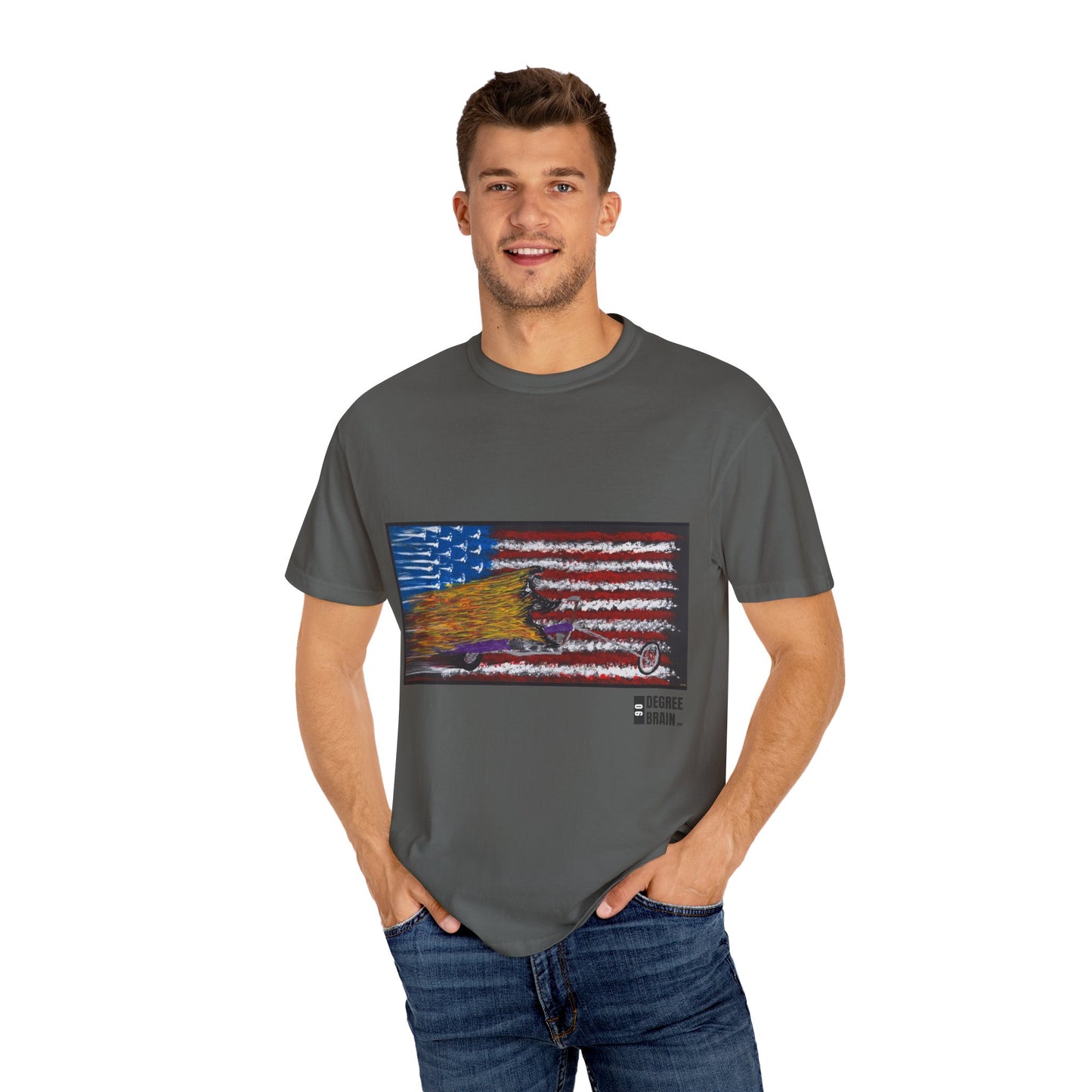 "America, F**k Yeah!" Unisex Garment Dyed T-Shirt