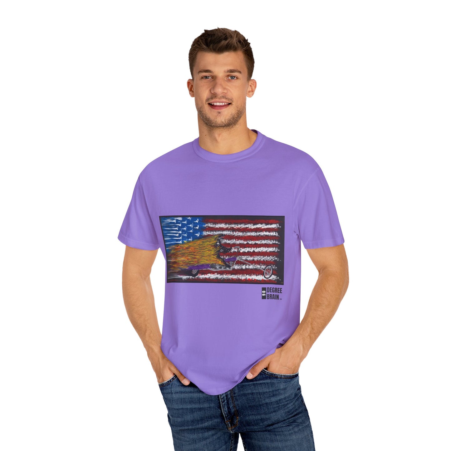 "America, F**k Yeah!" Unisex Garment Dyed T-Shirt