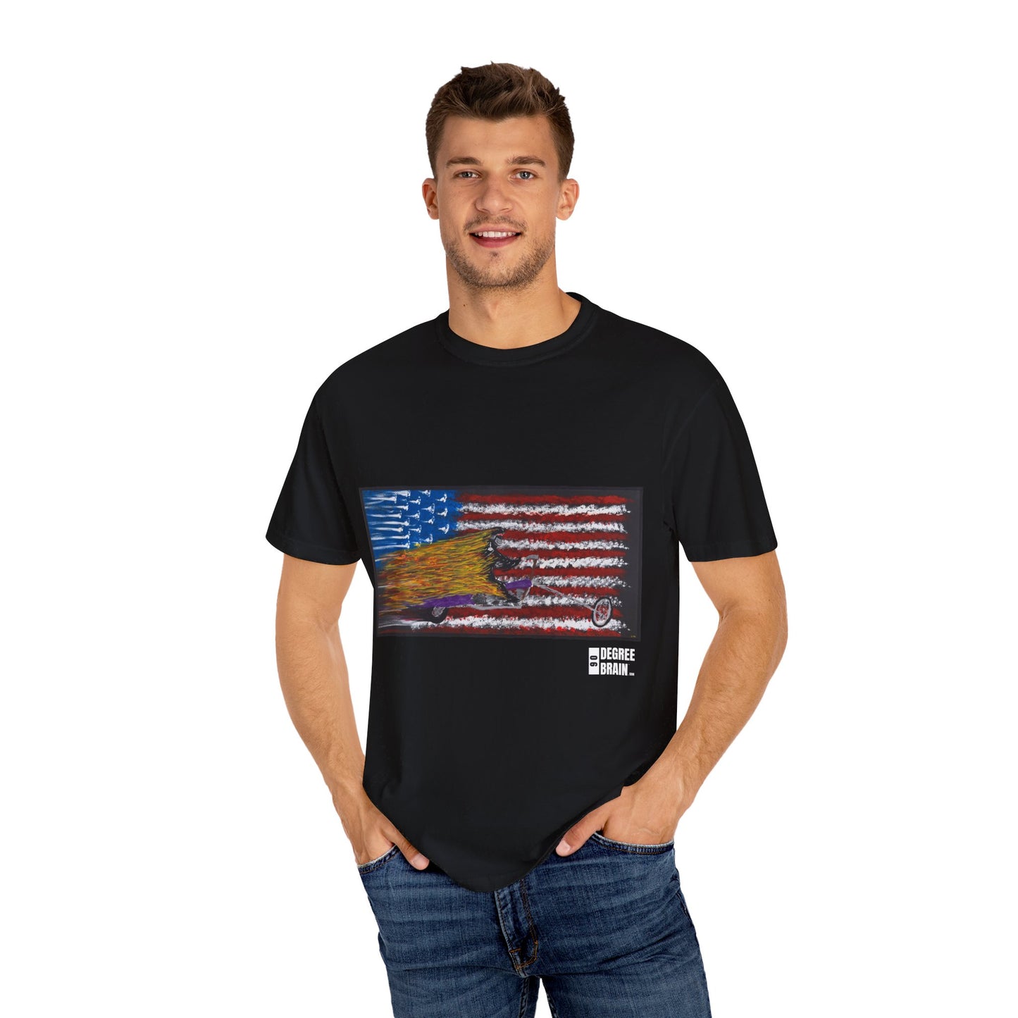 "America, F**k Yeah!" Unisex Garment Dyed T-Shirt