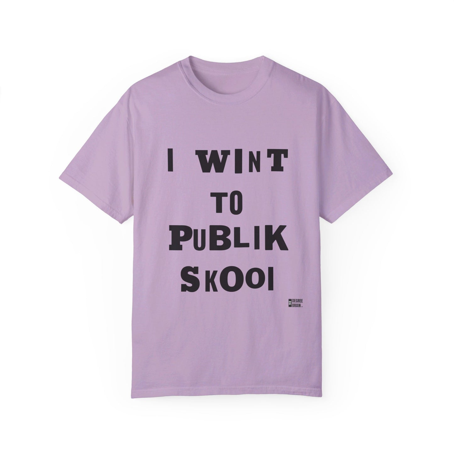 "Publik Skool" Unisex Garment-Dyed T-shirt