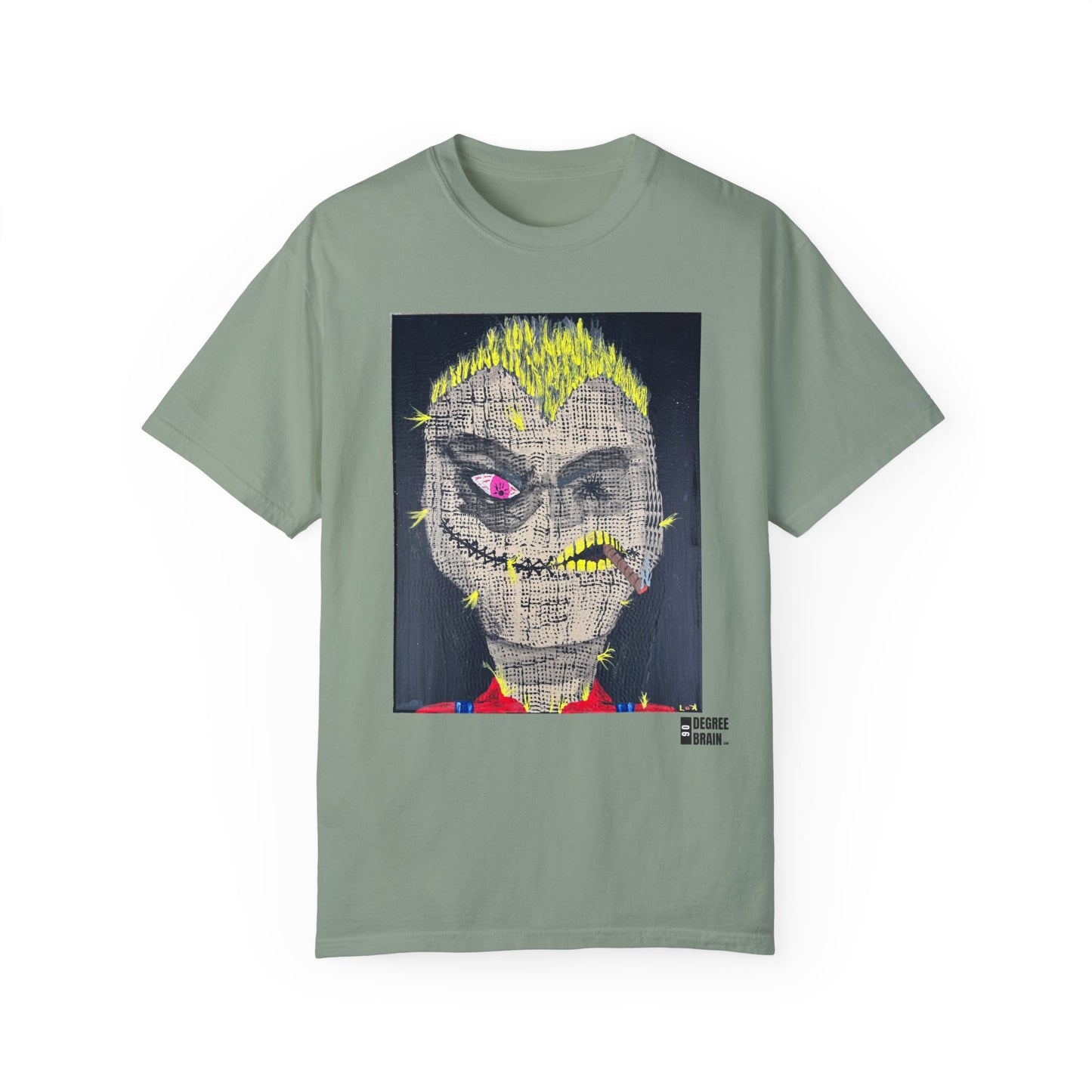 "Scarecrow" Unisex Garment Dyed T-Shirt