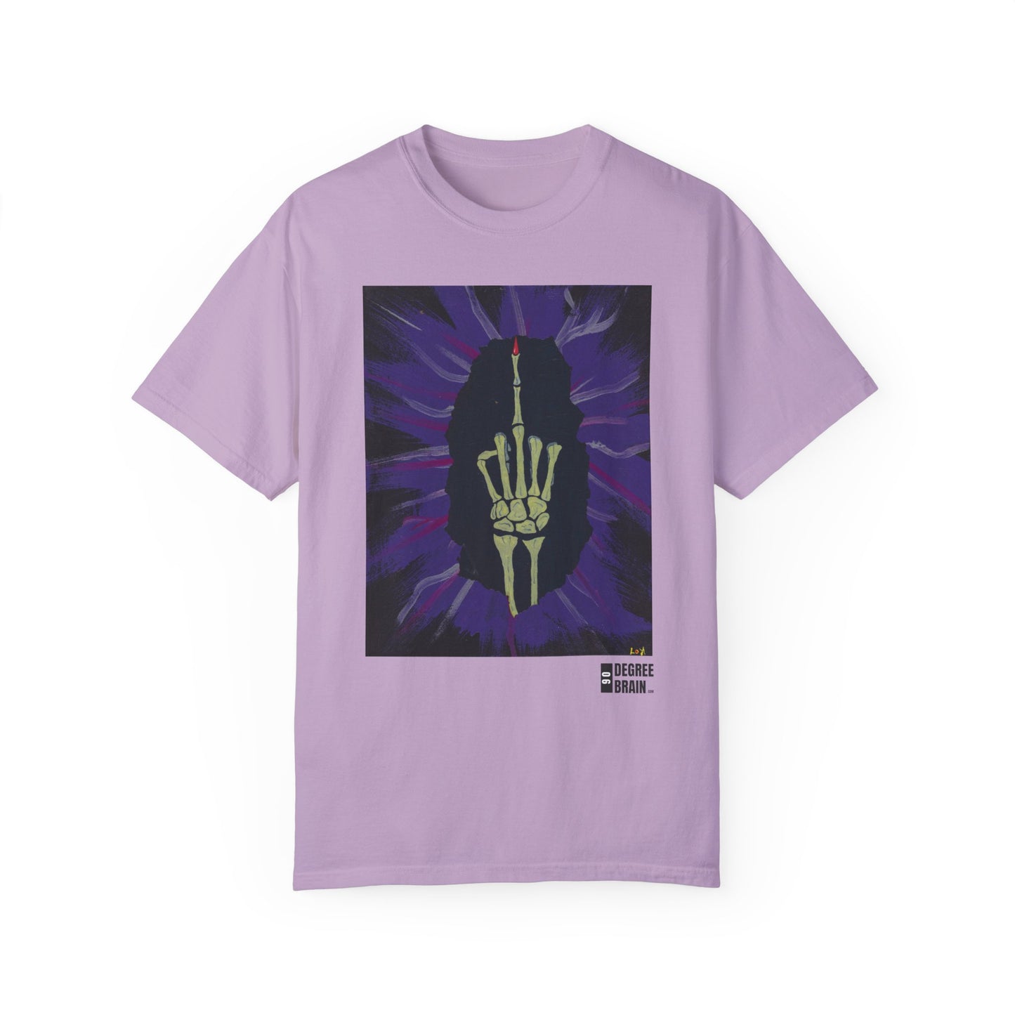 "Purple Bird" Unisex Garment Dyed T-Shirt