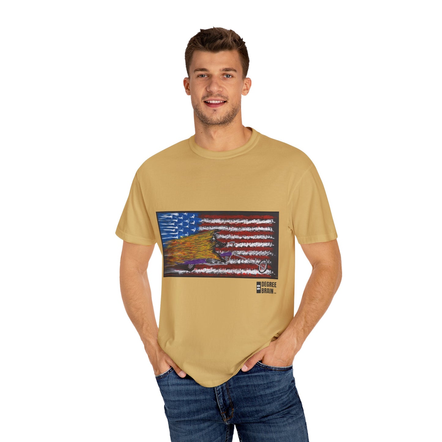 "America, F**k Yeah!" Unisex Garment Dyed T-Shirt