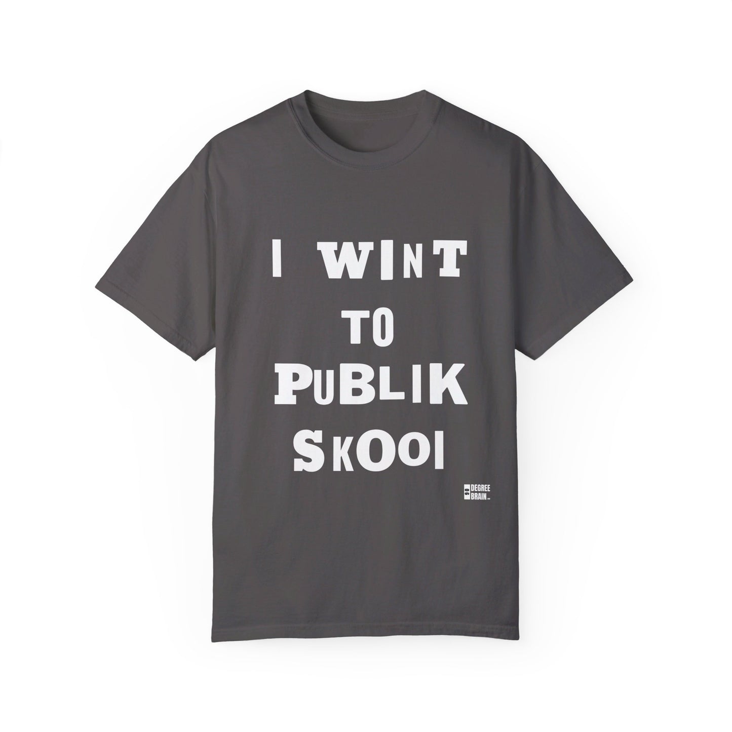 "Publik Skool" Unisex Garment-Dyed T-shirt